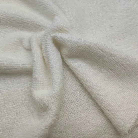 Tissu de serviette tricoté en polaire 100 % coton Terry teint pour produits textiles de maison